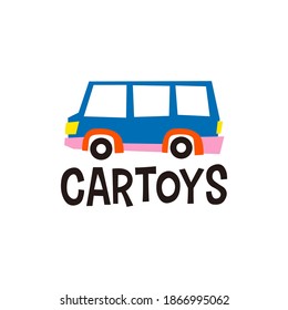 car toys logo vector icon illustration