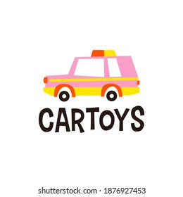 car toys logo vector icon illustration