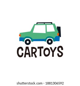 car toys logo vector icon illustration