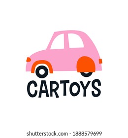 car toys logo vector icon illustration