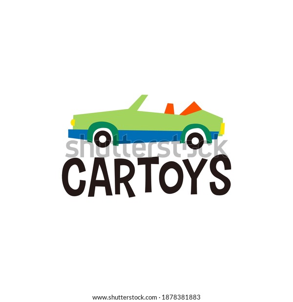 car toys logo vector\
icon illustration