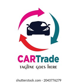 Car Trade Logo Template Design Vector