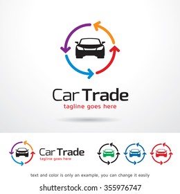 Car Trade Logo Template Design Vector