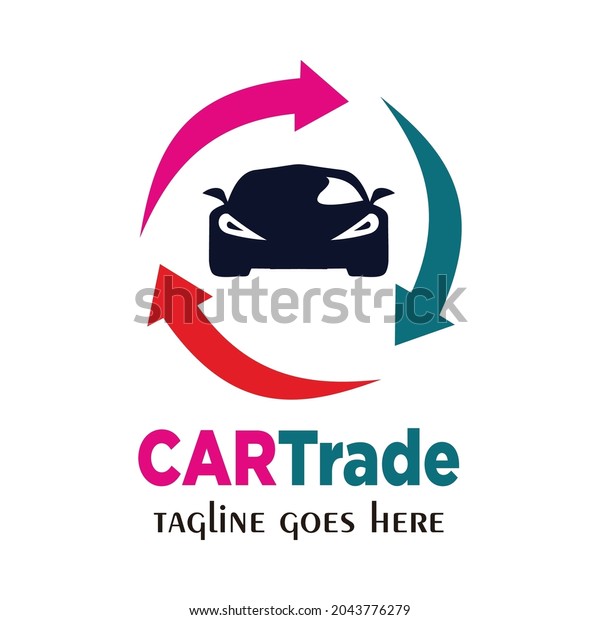 Car Trade Logo Template\
Design Vector