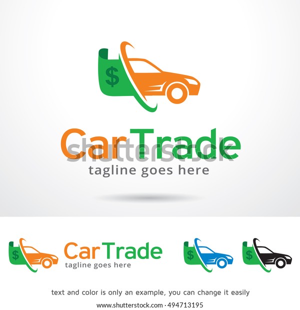 Car Trade Logo Template\
Design Vector