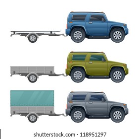 Car with trailer