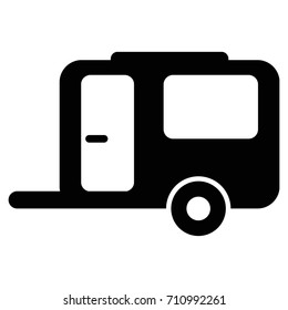 Car Trailer Symbol Icon Stock Vector (Royalty Free) 710992261 ...