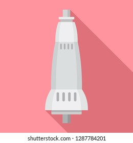 Car transmission box icon. Flat illustration of car transmission box vector icon for web design