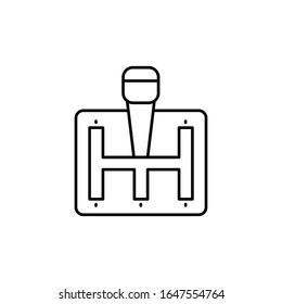 Car, transmission icon. Simple line, outline vector elements of driving school icons for ui and ux, website or mobile application