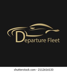 Car Transport Logo Of Name Departure Fleet