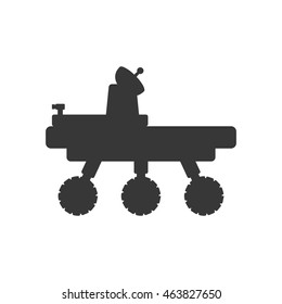 car transport robot technology android metal  icon. Isolated and flat illustration. Vector graphic