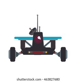 car transport robot technology android metal  icon. Isolated and flat illustration. Vector graphic