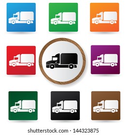 Car transport symbol,vector