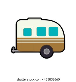 car transportation delivery travel icon. Isolated and flat illustration. Vector graphic