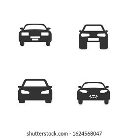 car transportation Icon vector sign isolated for graphic and web design. Classic car. Retro car symbol template color editable on white background.