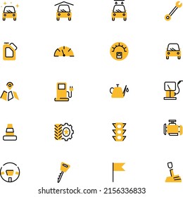 Car transportation, illustration, vector on a white background.