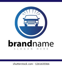car transportation logo icon vector template