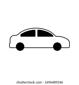 car transportation sign icon vector illustration logo template