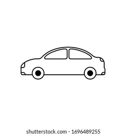 car transportation sign icon vector illustration logo template