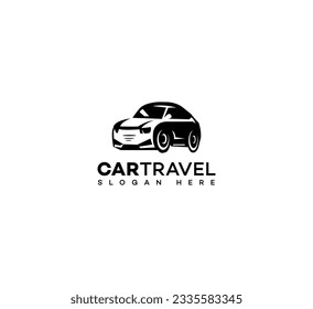 car travels logo icon vector design