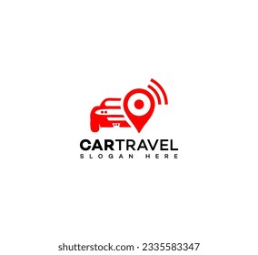 car travels logo icon vector design