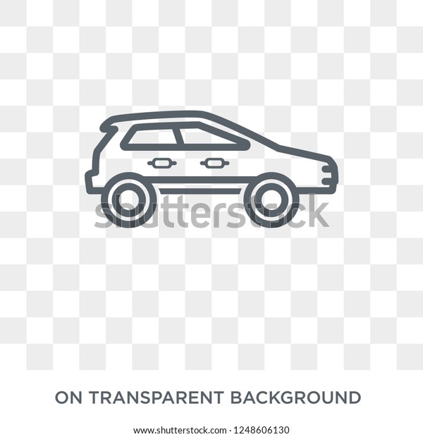 car trim icon. car trim design concept from\
Car parts collection. Simple element vector illustration on\
transparent background.