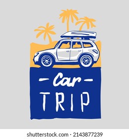 car trip logo