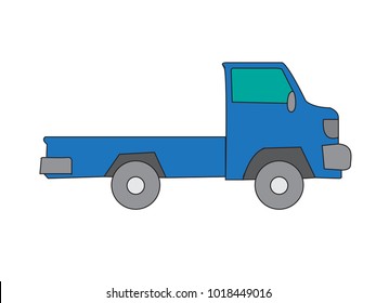 car truck cartoon race cars sign symbol vector rally icon art