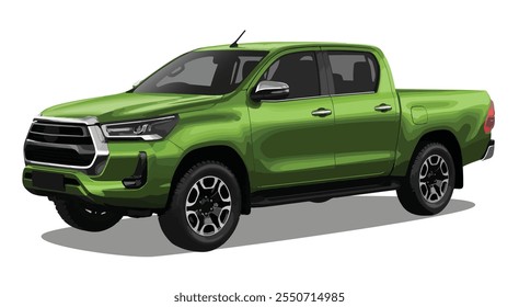 Plantilla de Vector de diseño de arte de coche verde