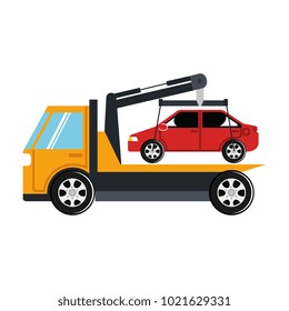 car in truck icon
