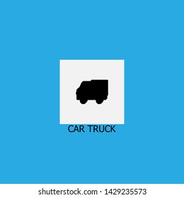 car truck icon sign signifier vector