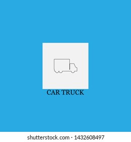 car truck icon sign signifier vector