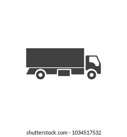 car truck icon vector flat