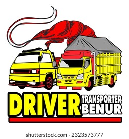 CAR TRUCK TRANSPORTATION VECTOR LOGO