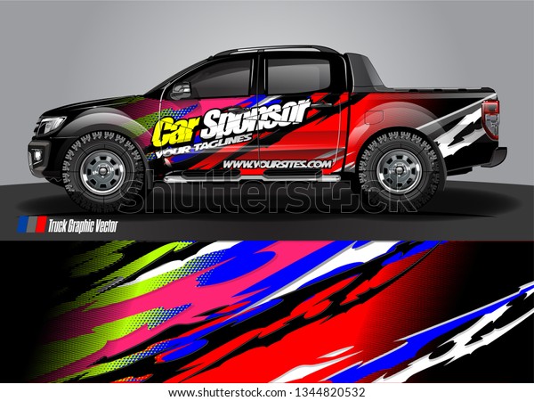 Car and truck wrap decal design vector. abstract
Graphic background kit designs for vehicle, race car, rally,
livery, sport car