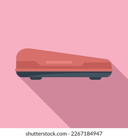 Autostraßensymbol, flacher Vektor. Dachschachtel. Reisefracht