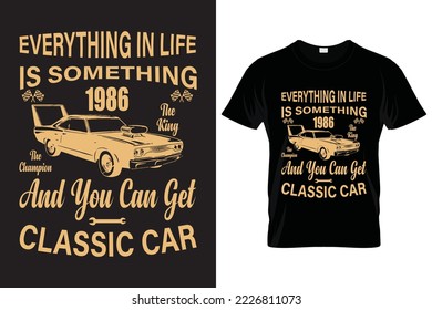 Vector de diseño de camisetas de automóvil, ilustración de tipografía, circuito de carreras mundial - carrera de coches clásica - Racer de velocidad - puede utilizarse para etiquetas, logotipo, signo, pegatina o impresión de la camiseta.