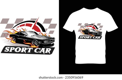 Car t-shirt design,Colorful and fashionable t-shirt design for men and women.