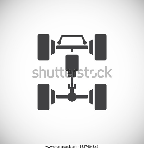 Car tuning related icon on background for graphic and\
web design. Creative illustration concept symbol for web or mobile\
app