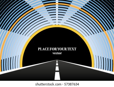 Car Tunnel vector