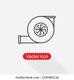 Car Turbine Icon Vector Illustration Eps10