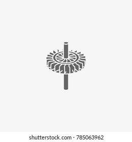 car turbine vector icon