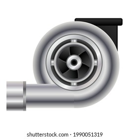 Car turbo icon. Cartoon of Car turbo vector icon for web design isolated on white background
