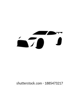 Car Type Grand Tourer Sport Car Icon On White Background