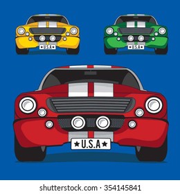 Car typography, t-shirt graphics, vectors