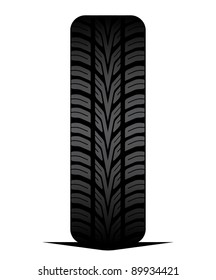 Car tyre - tire