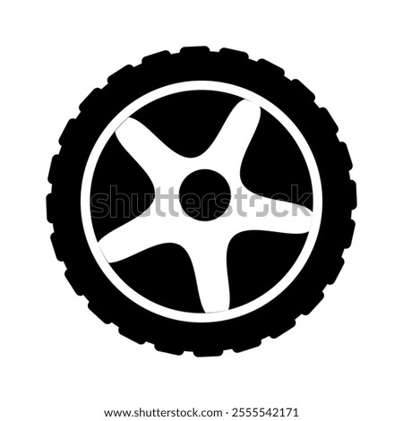 car tyre or tire vector design