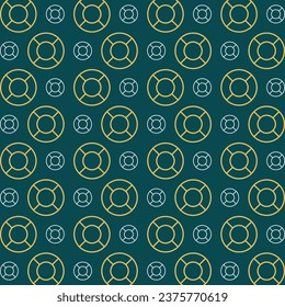Car tyre trendy colorful repeating pattern beautiful vector illustration background