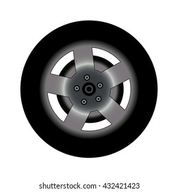 Car tyres. Car wheel