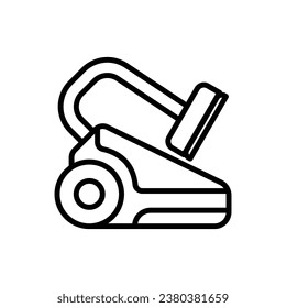 Car Vacum Outline Icon Vector Illustration